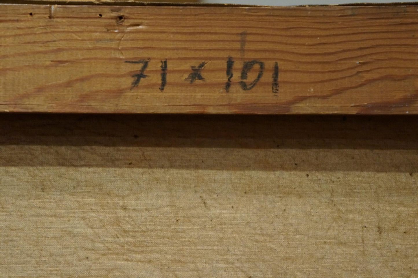 Oil painting Old forest