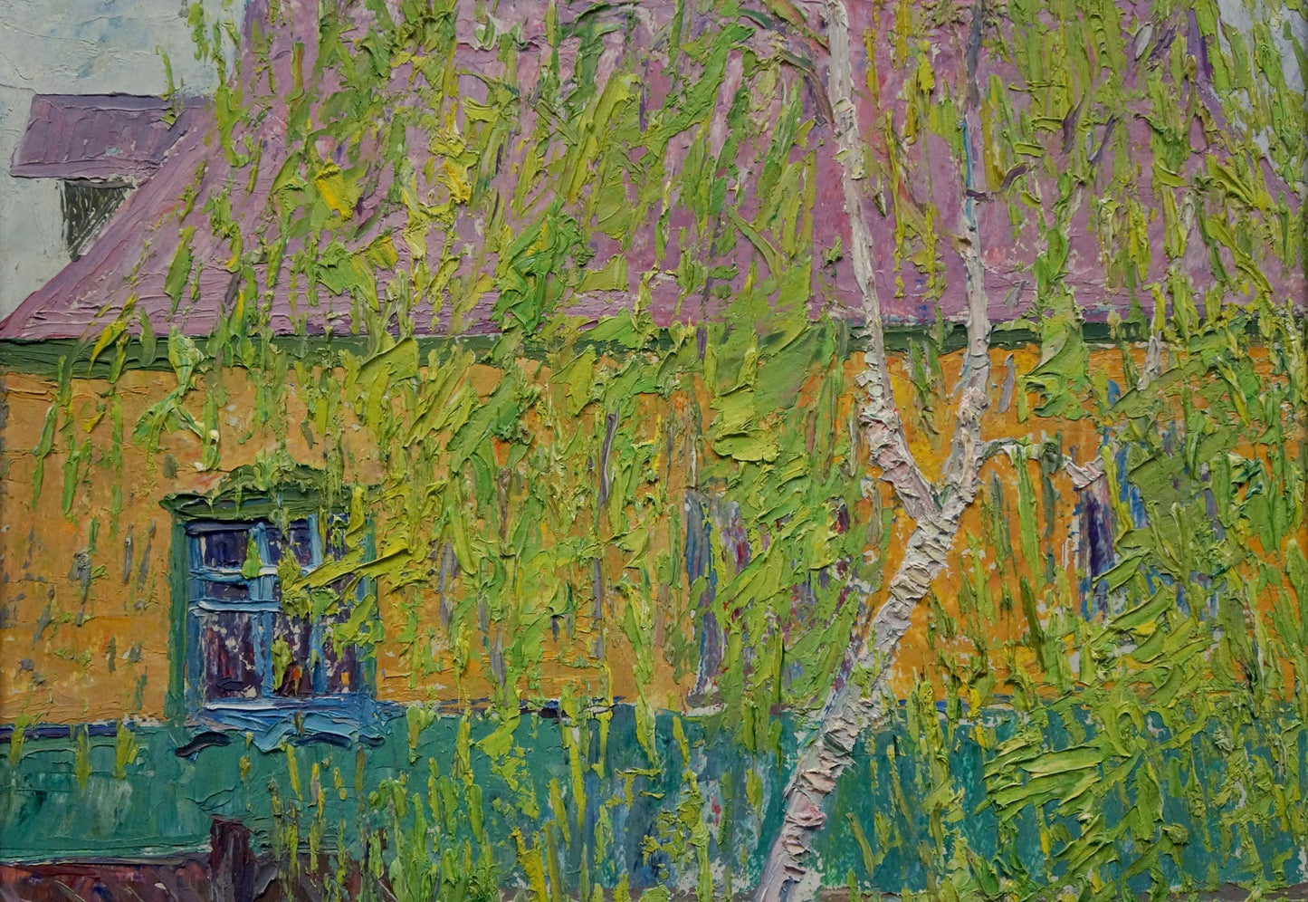Oil painting In the spring Mandrikova Donchik Nadezhda Alekseevna