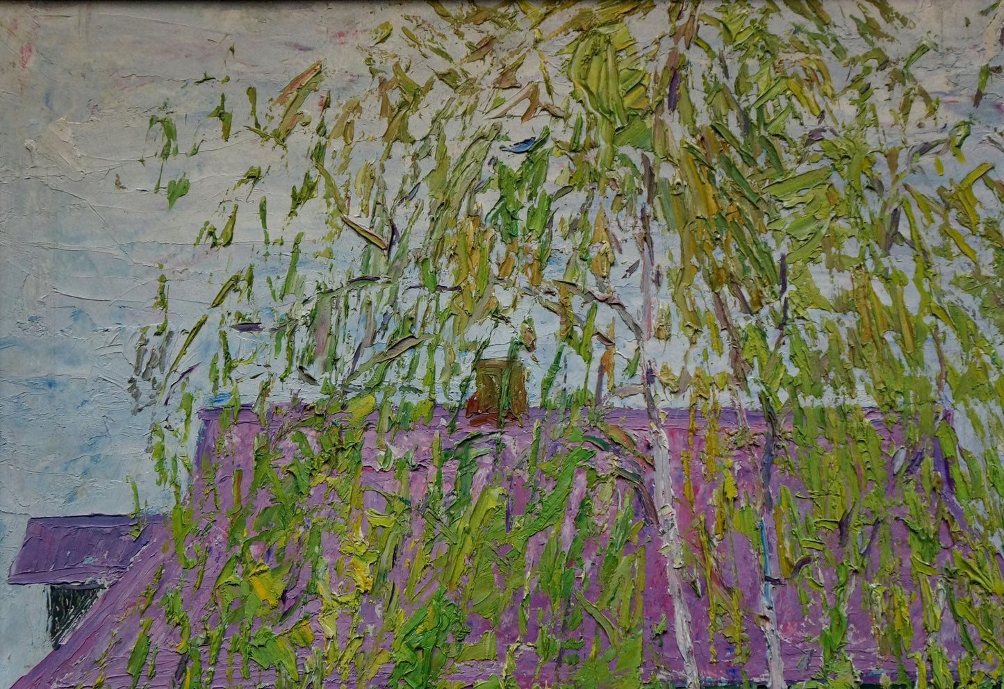 Oil painting In the spring Mandrikova Donchik Nadezhda Alekseevna