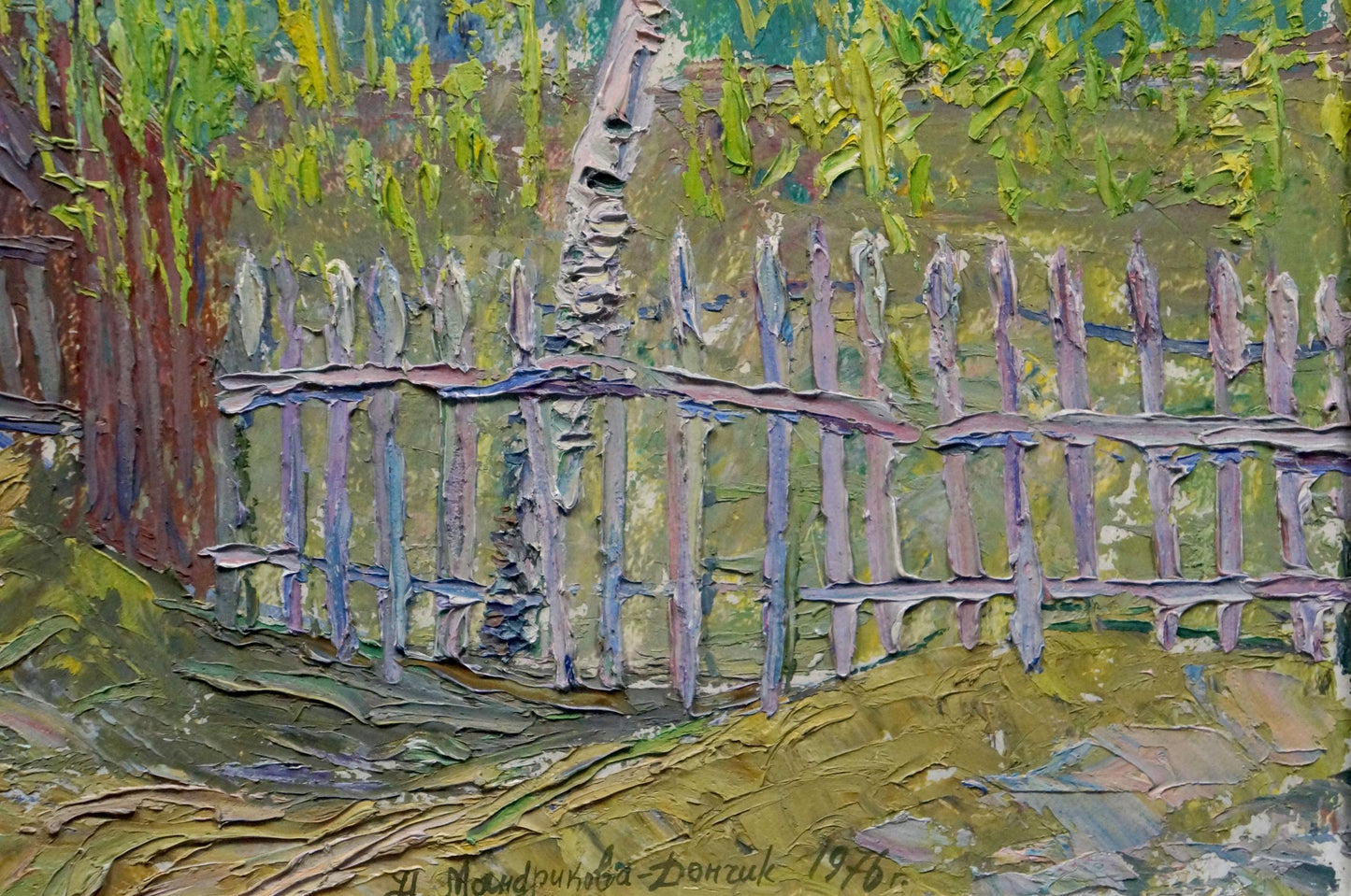 Oil painting In the spring Mandrikova Donchik Nadezhda Alekseevna