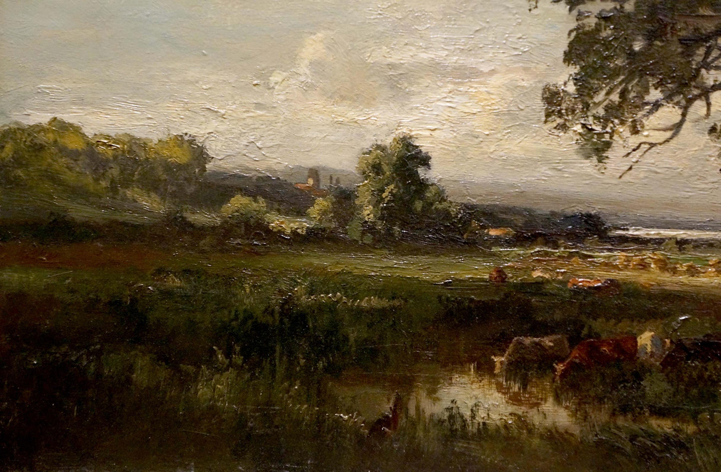 Oil painting Forest landscape Fritz Halberg-Krauss