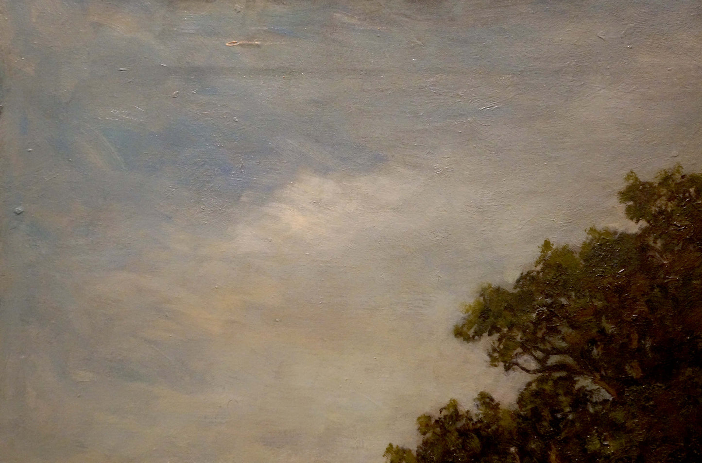 Oil painting Forest landscape Fritz Halberg-Krauss