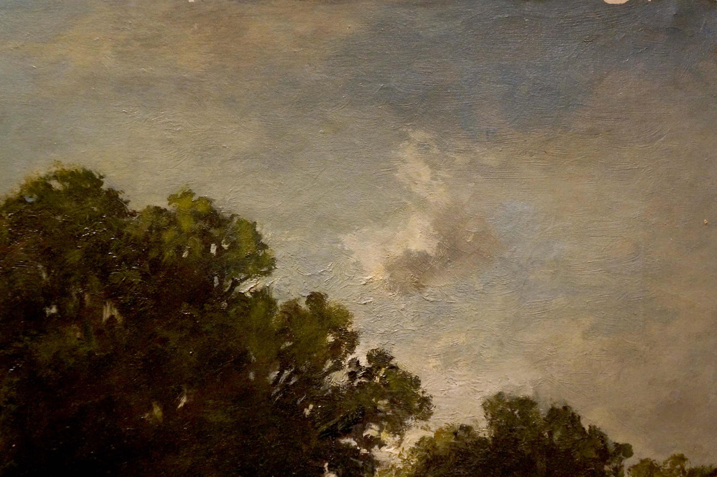 Oil painting Forest landscape Fritz Halberg-Krauss