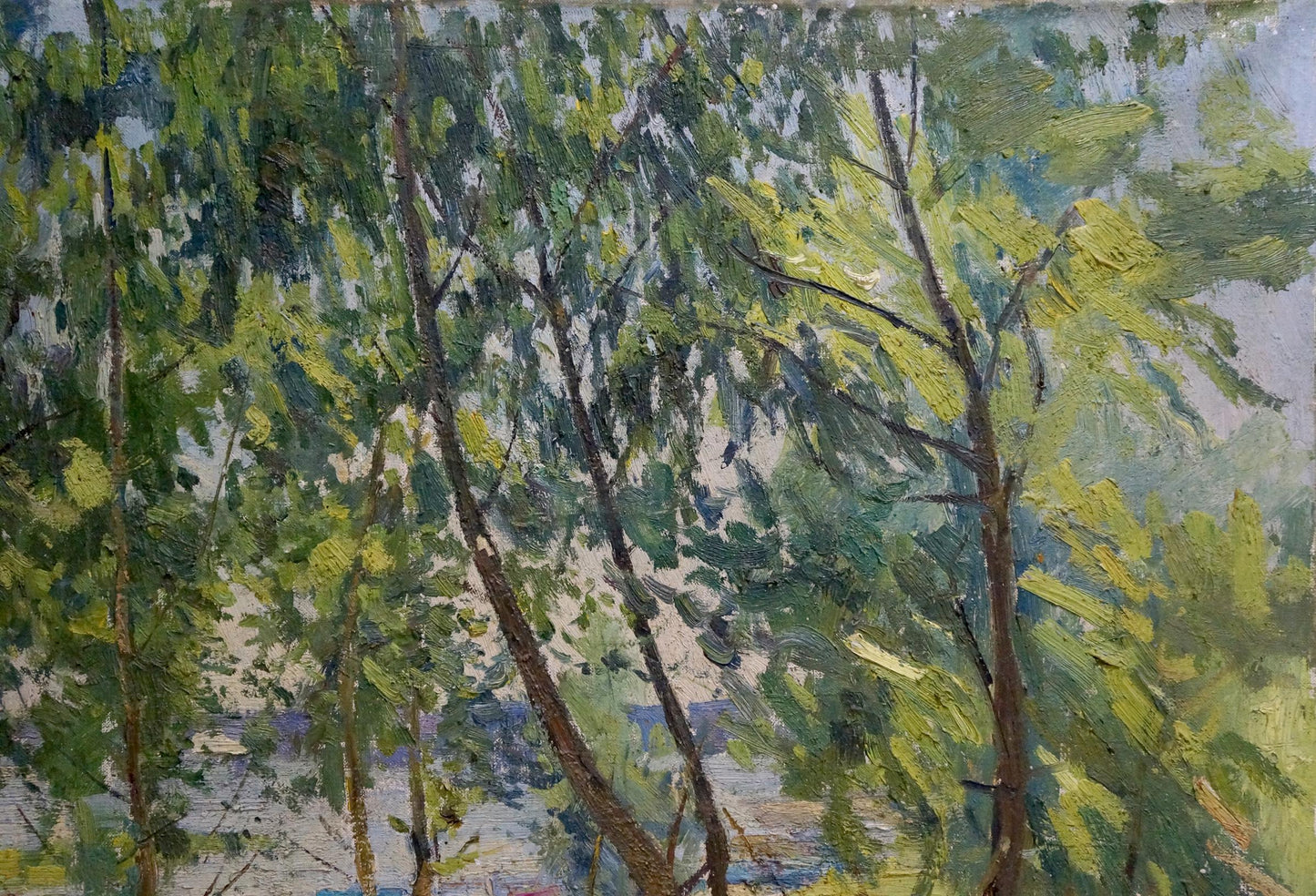 Oil painting A park Latunov Grigory Antonovich