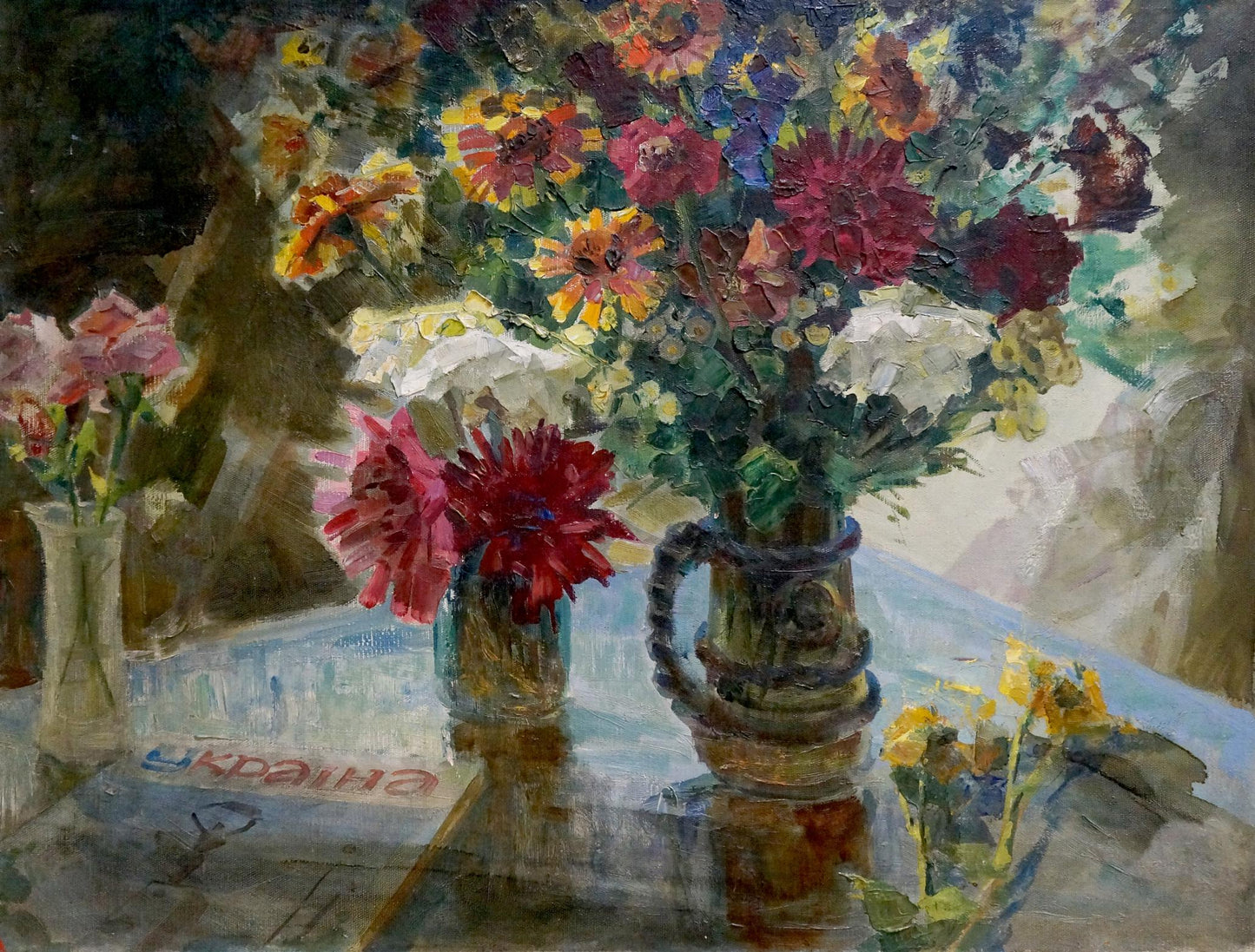 Oil painting A park Latunov Grigory Antonovich