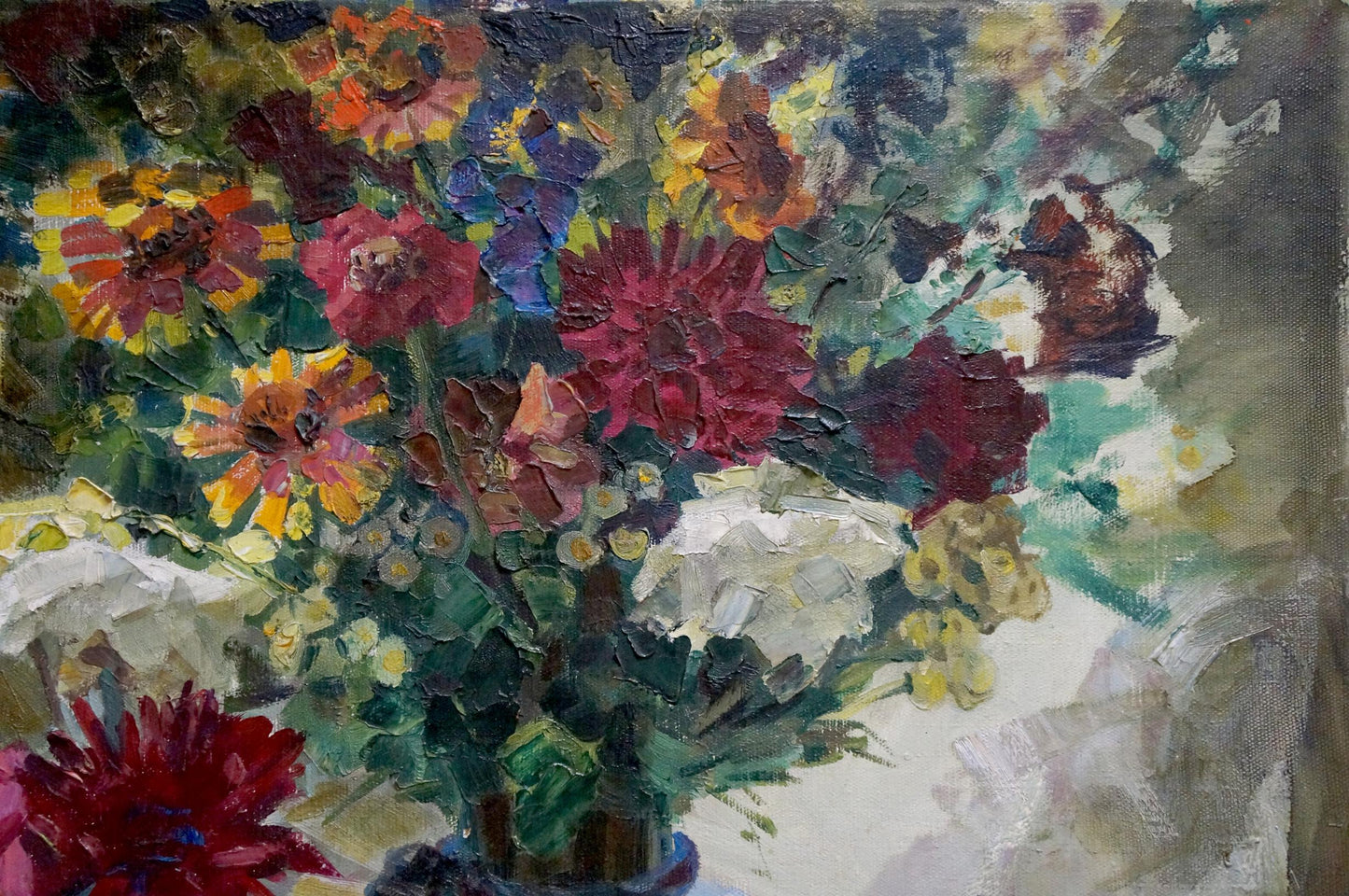 Oil painting A park Latunov Grigory Antonovich