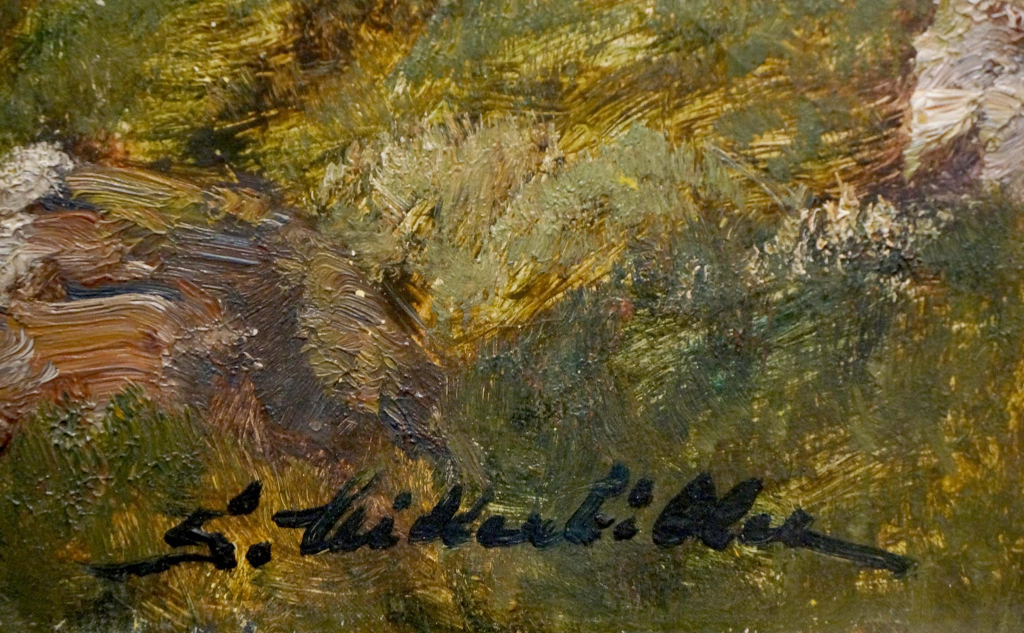 Oil painting Natural beauty S. Mitterbiller