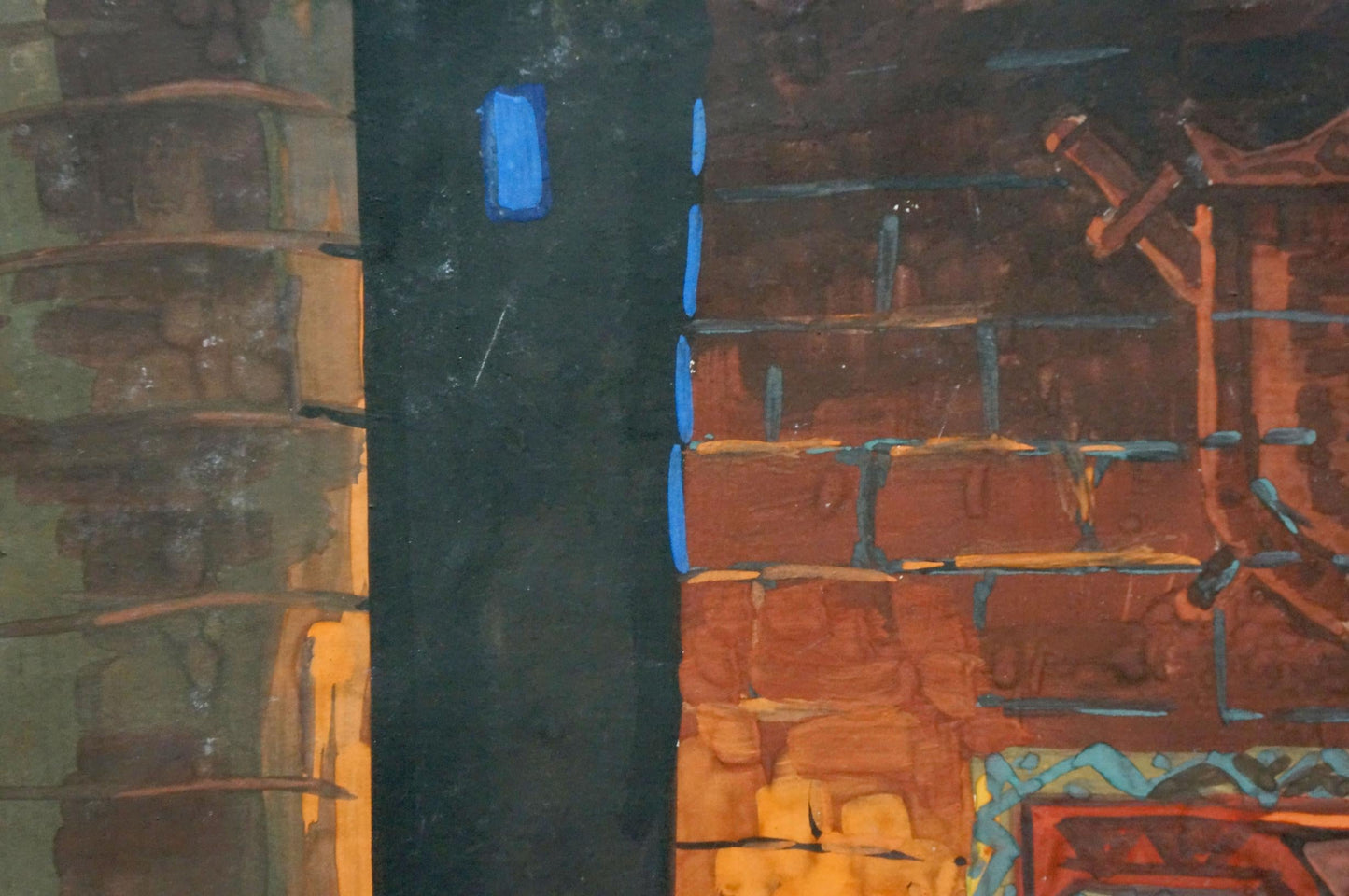 Painting Castle entrance Deineka Alexander Alexandrovich
