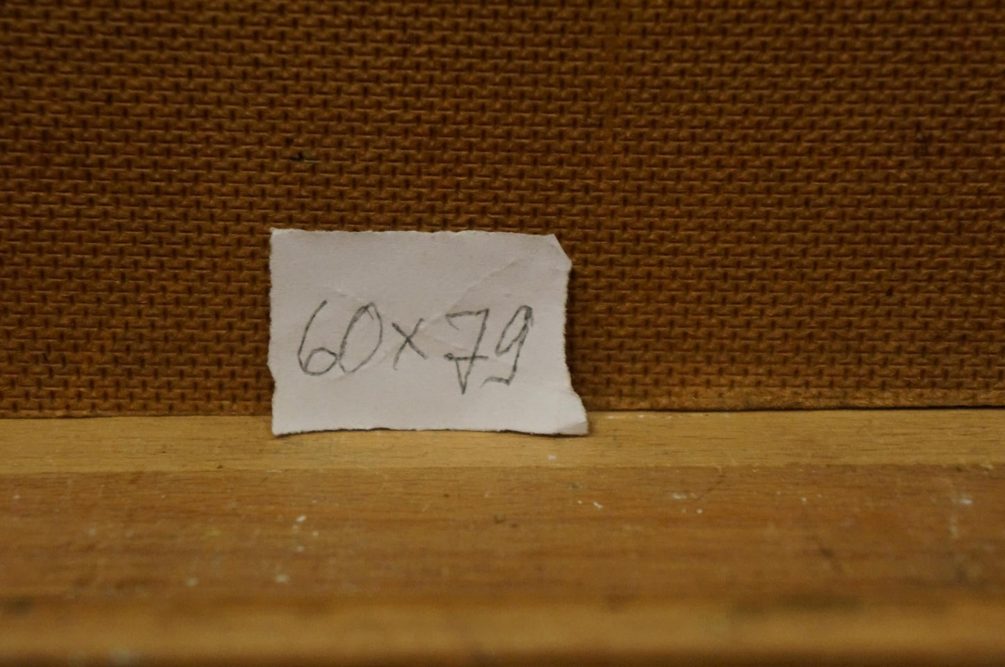 Oil painting Hay field