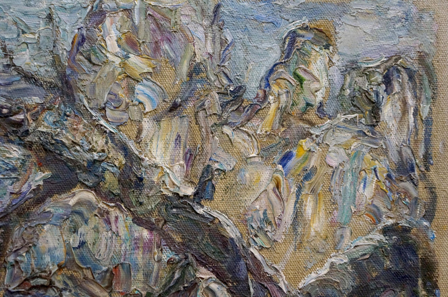 Oil painting Sea in winter Sorokina Natalia Tikhonovna