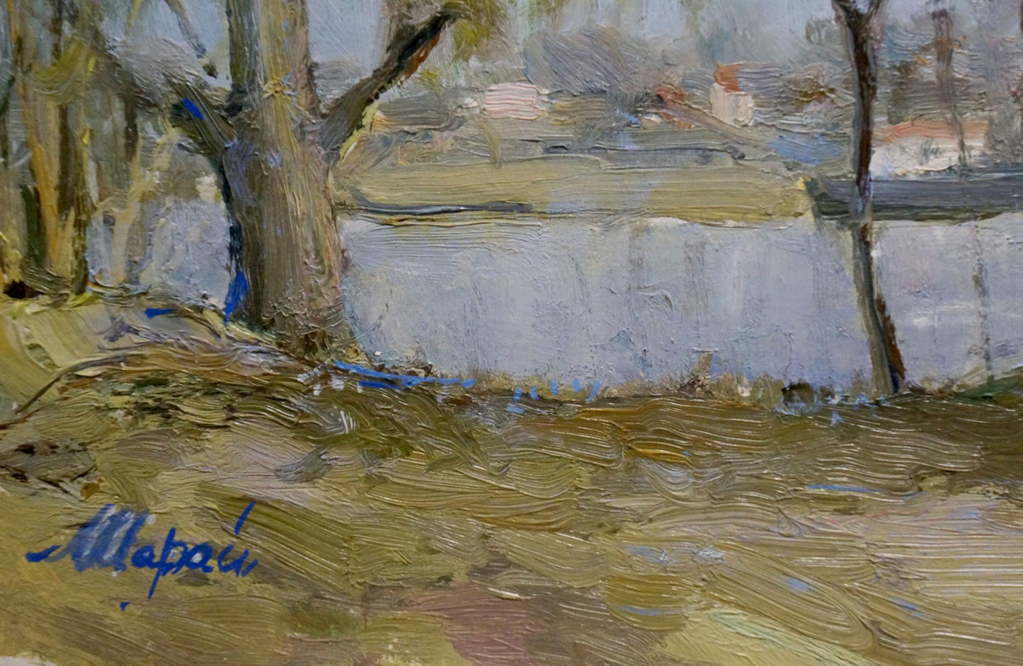 Oil painting Trukhanov Island Sharay L. G.