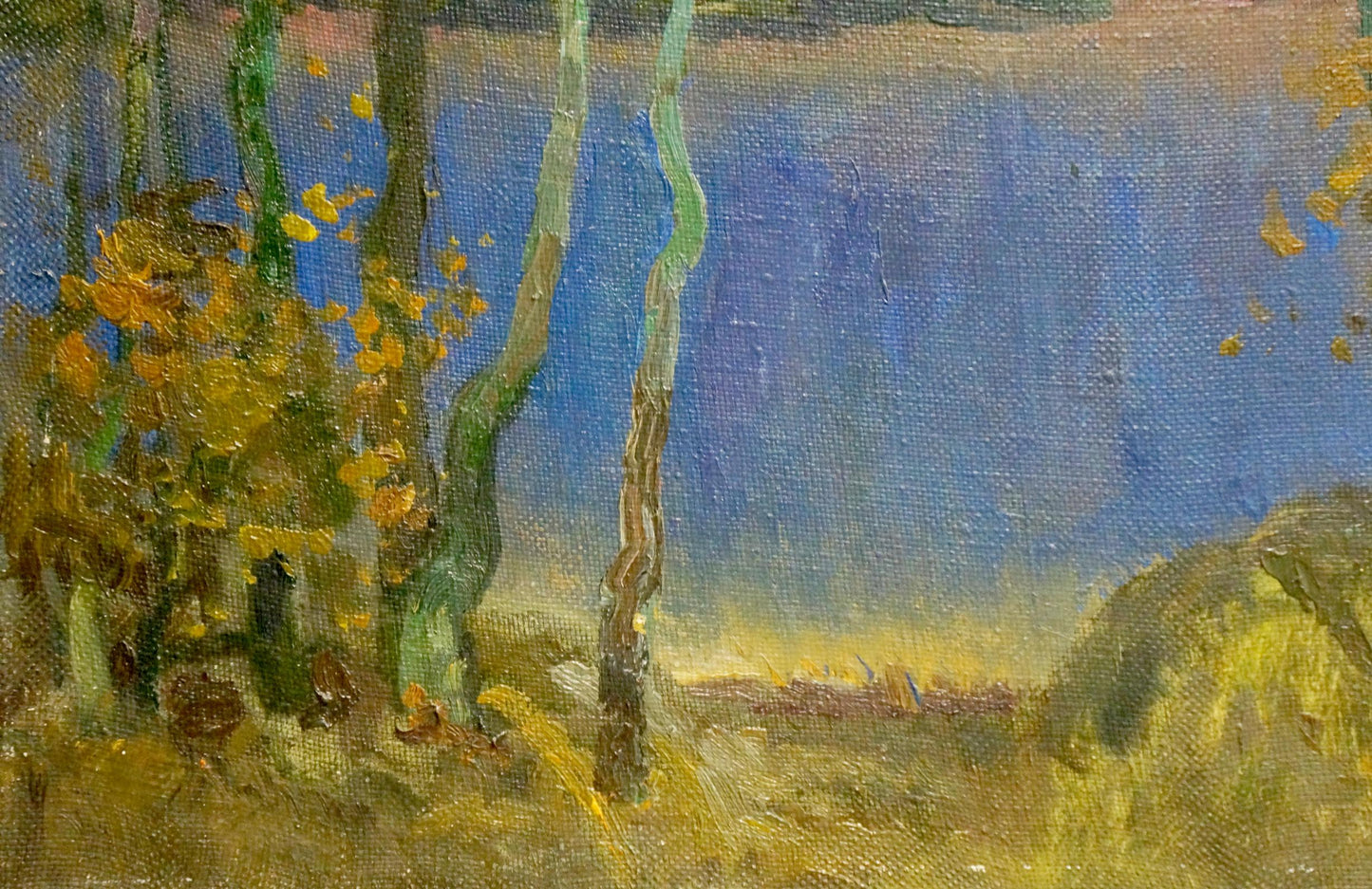 Oil painting Blue day Mynka Alexander Fedorovich