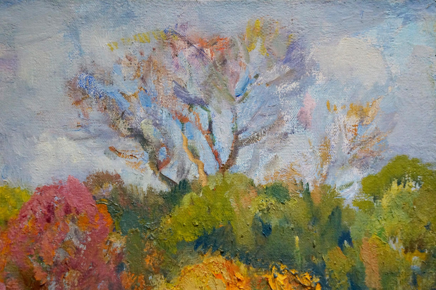 Oil painting Autumn colors Mynka Alexander Fedorovich