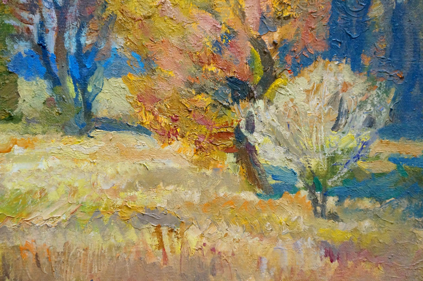 Oil painting Autumn colors Mynka Alexander Fedorovich