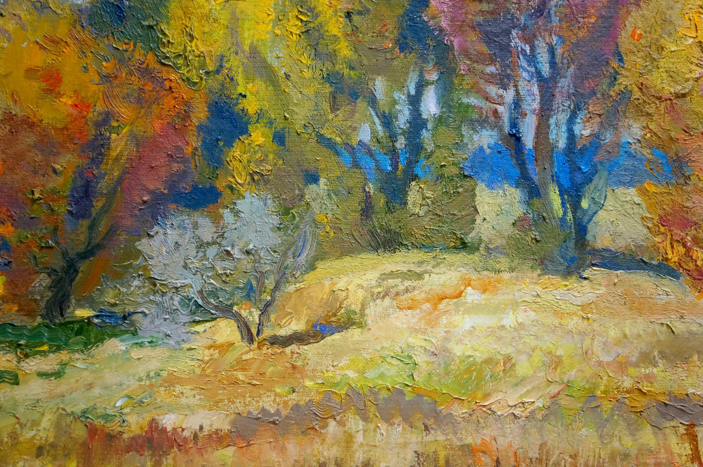Oil painting Autumn colors Mynka Alexander Fedorovich