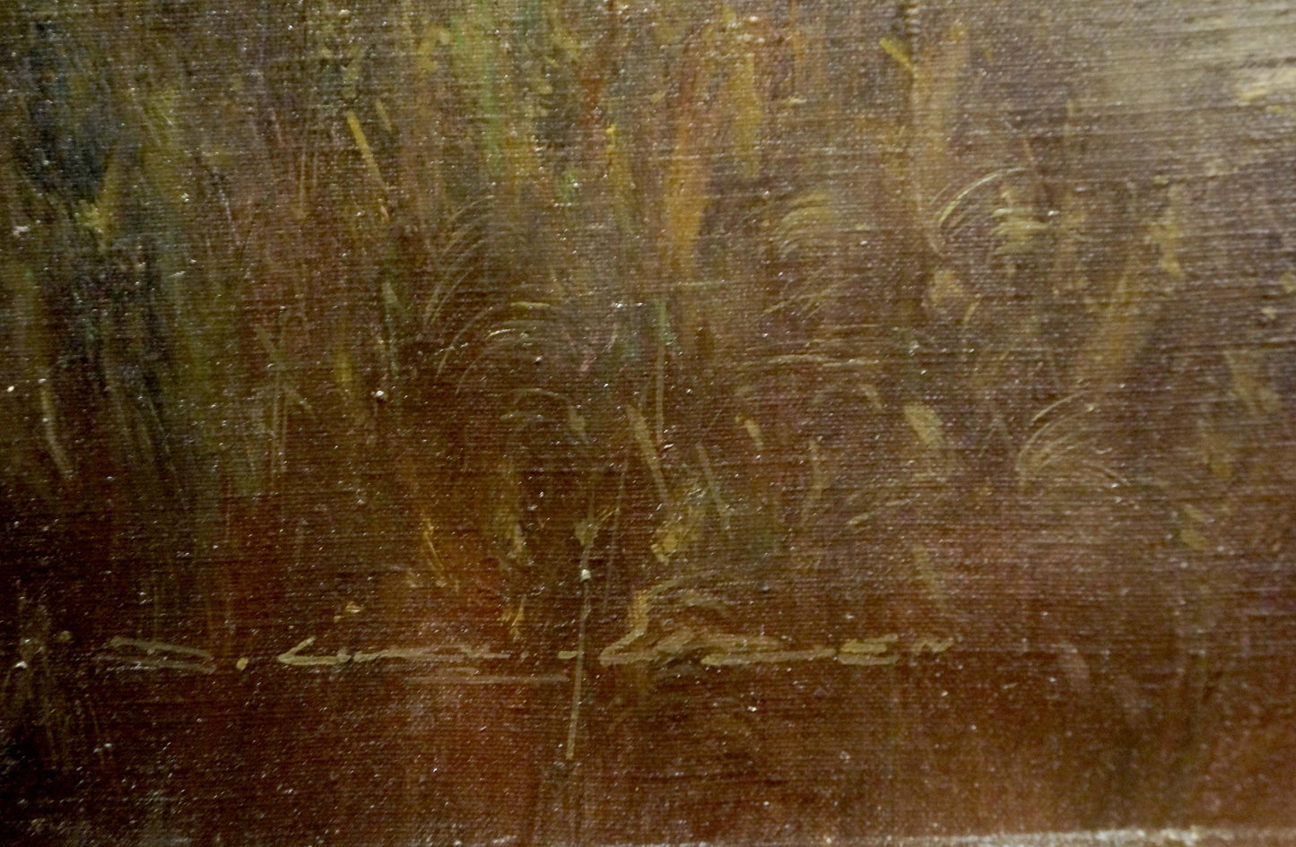 Oil painting Seaside Sundown Unknown artist