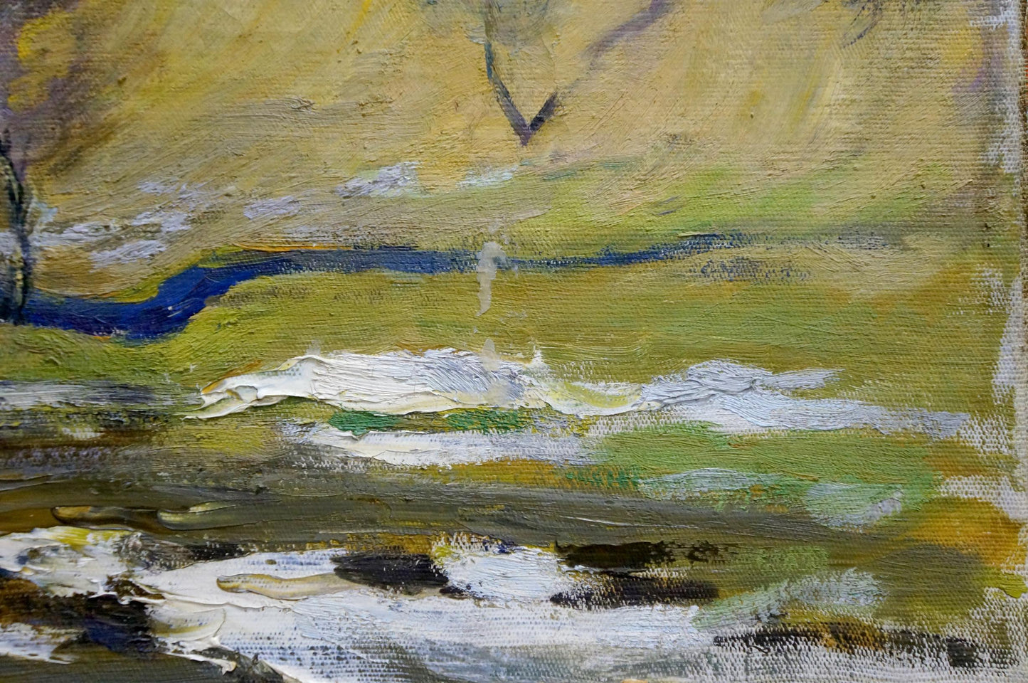 Oil painting End of winter Alexander Mynka