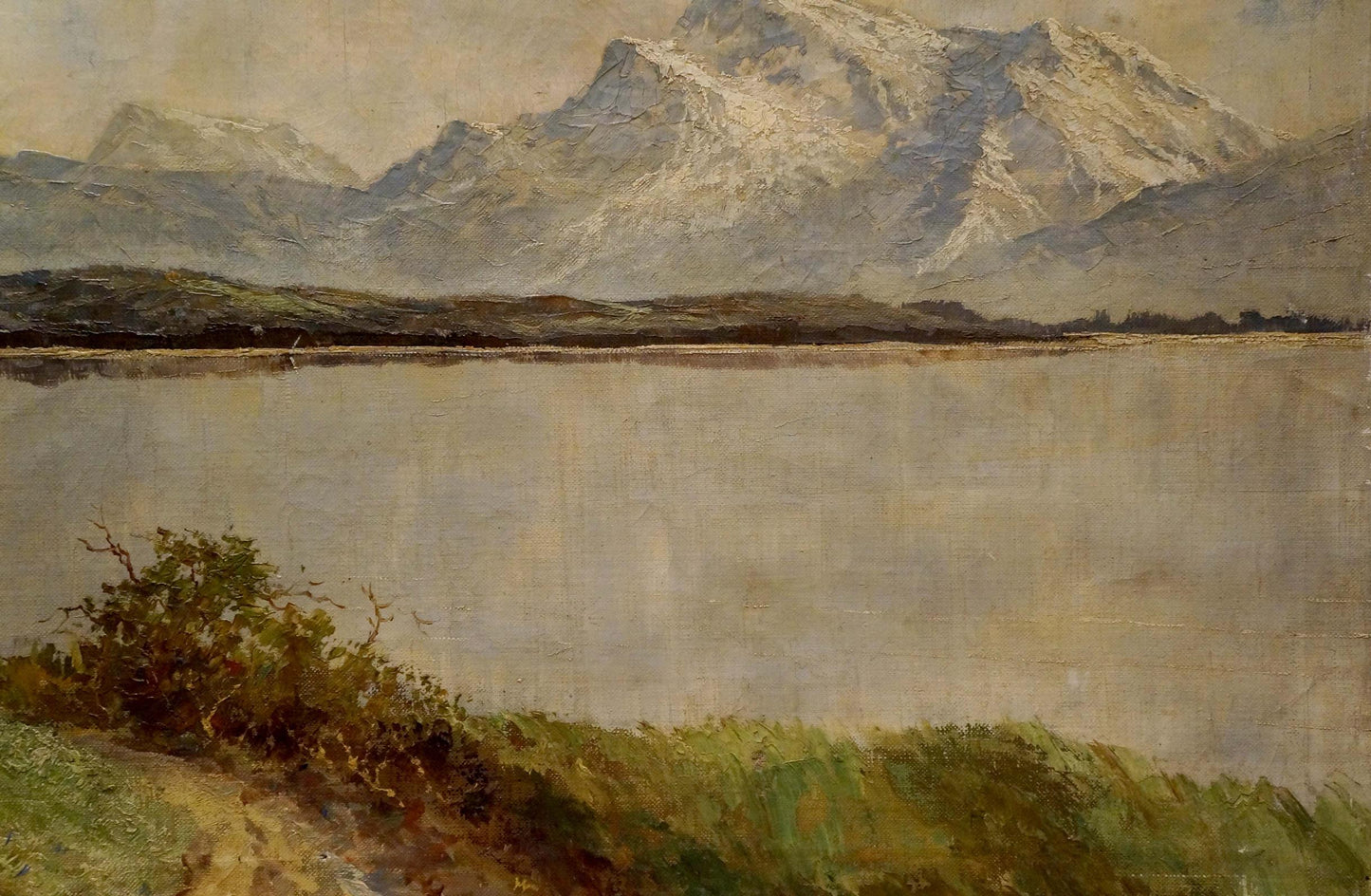 Oil painting Alpine freshness