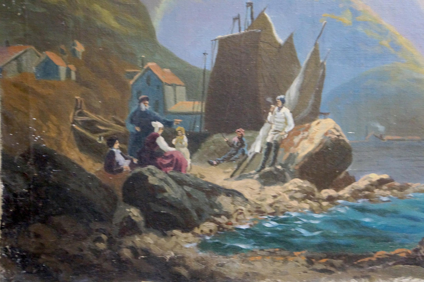 Oil painting Glow Melnikov Leonid Kuzmich