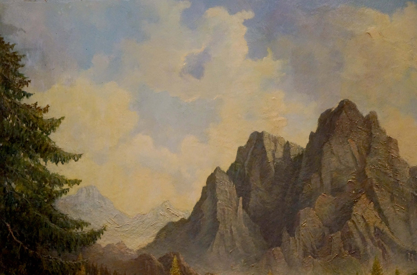 Oil painting Natural wonder F. Fischer