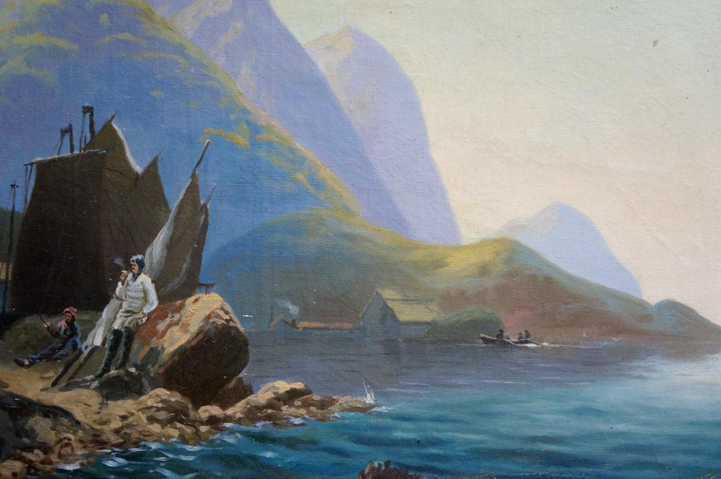 Oil painting Glow Melnikov Leonid Kuzmich