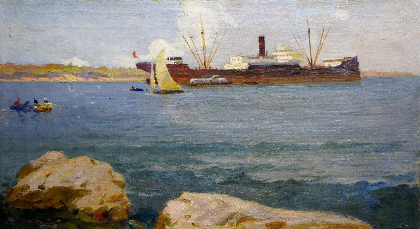 Oil painting Glow Melnikov Leonid Kuzmich