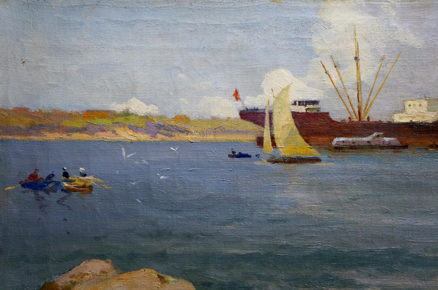 Oil painting Glow Melnikov Leonid Kuzmich