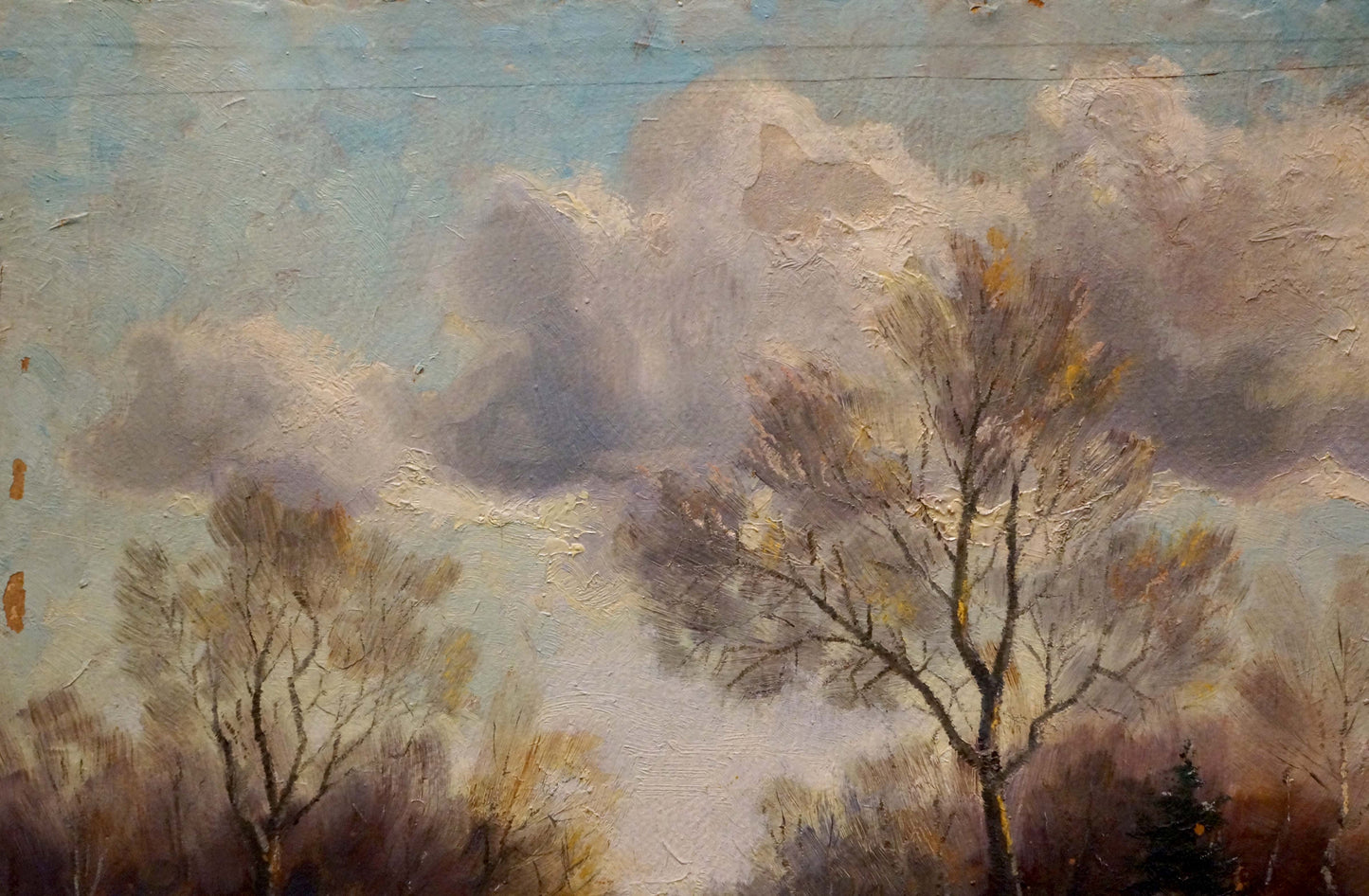 Oil painting After the rain