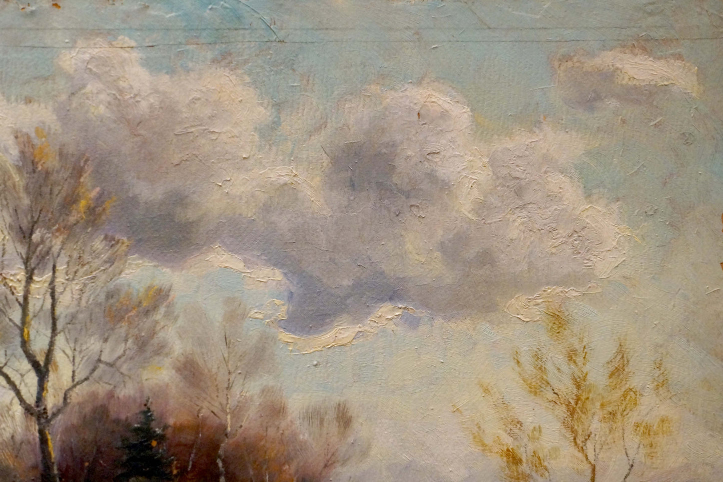 Oil painting After the rain
