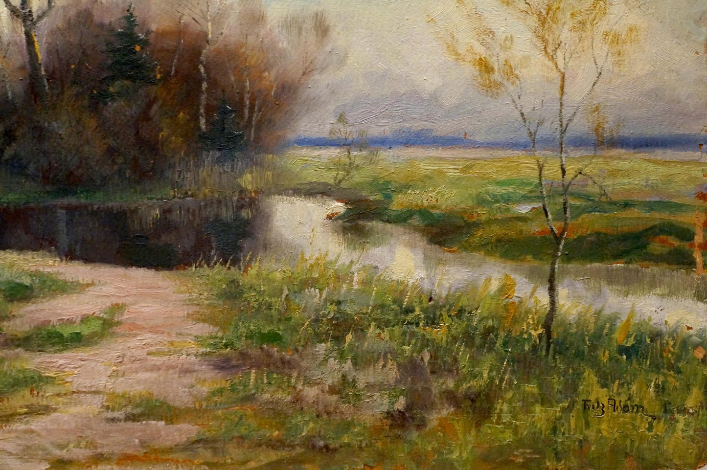 Oil painting After the rain
