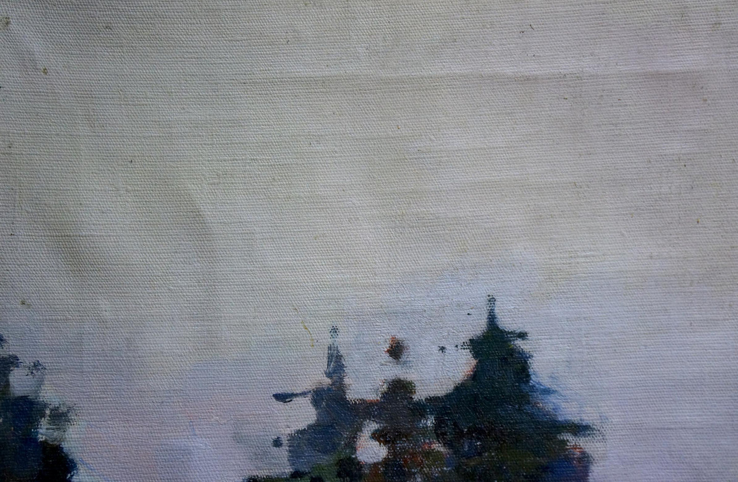 Oil painting Landscape Stavropol artist
