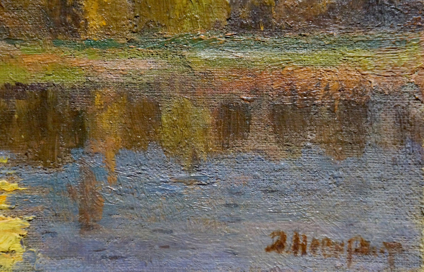Oil painting A month over the forest Nevkritiy Denis Nikiforovich