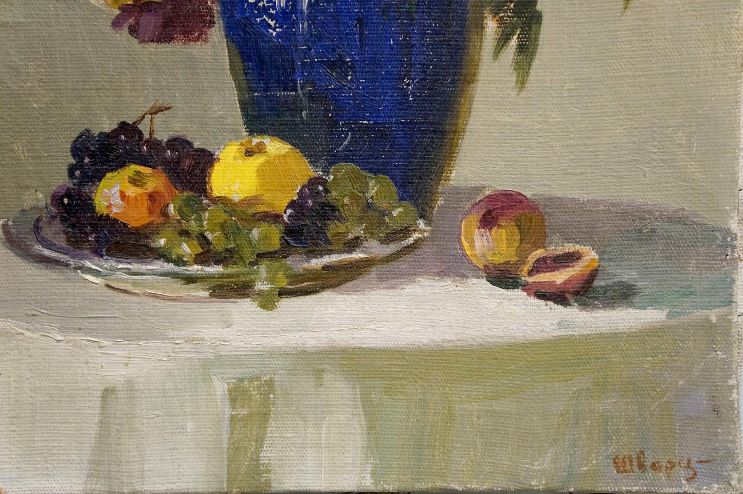 Oil painting Still life Vyacheslav Grigor'yevich Shvarts