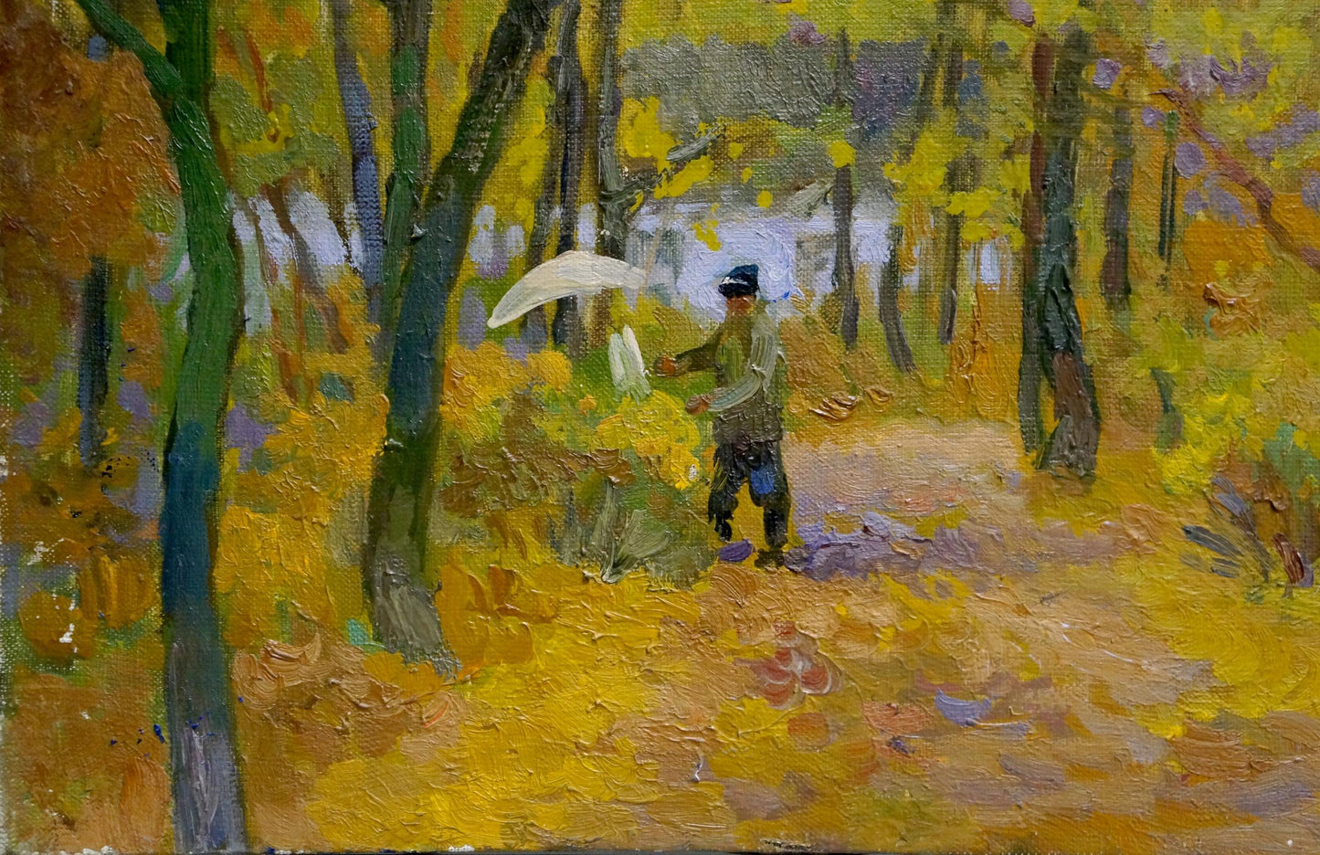 Oil painting Autumn has come Mynka Alexander Fedorovich