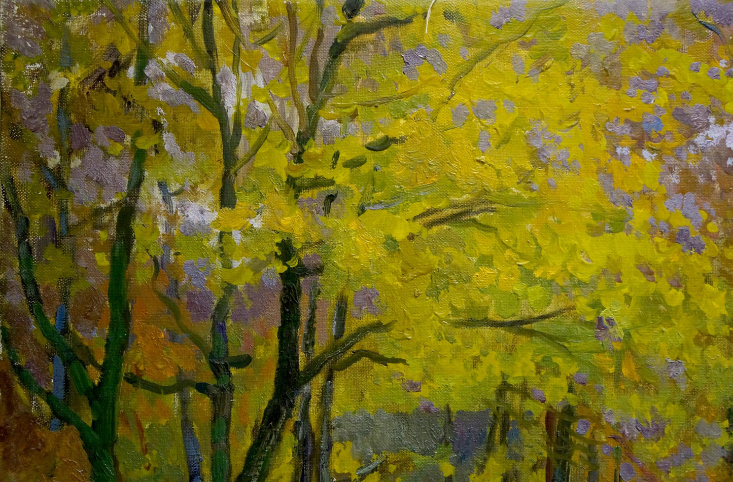 Oil painting Autumn has come Mynka Alexander Fedorovich