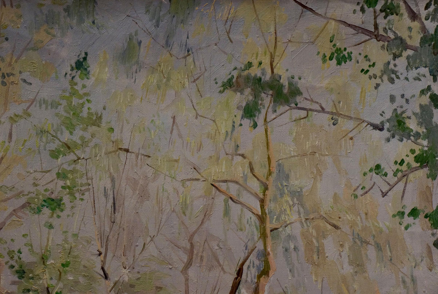 Oil painting Forest park Nikolay Chernikov
