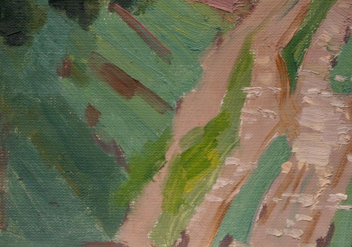 Oil painting Road to the mountains Chernikov Nikolay Vladimirovich