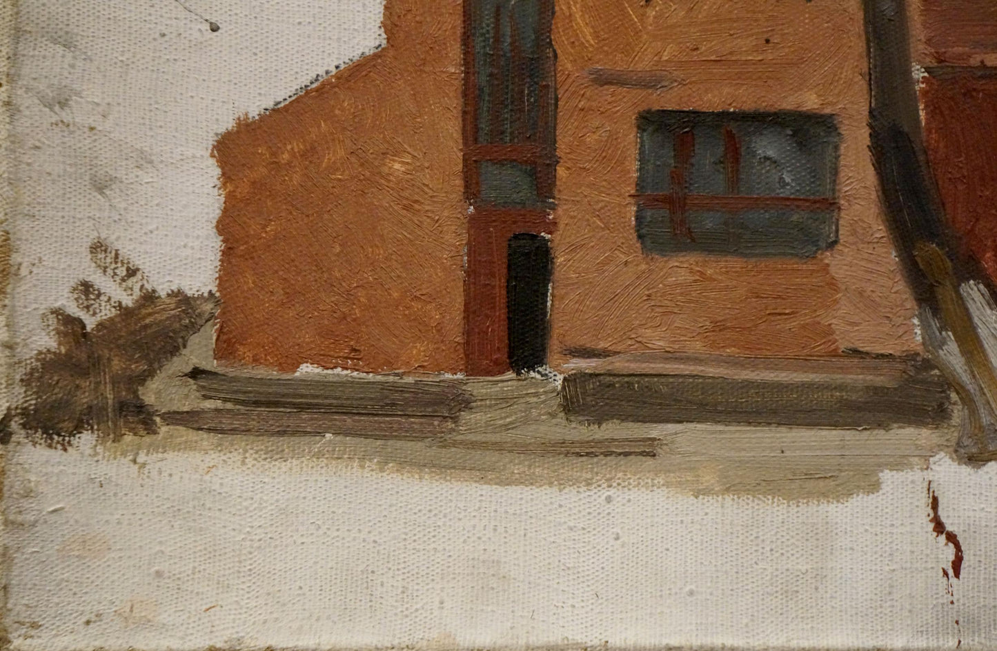 Oil painting In winter Chernikov Nikolay Vladimirovich