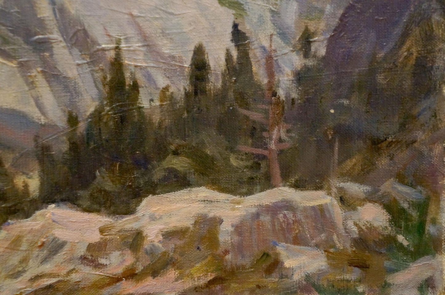 Oil painting Mountain landscape Chernikov Nikolay Vladimirovich