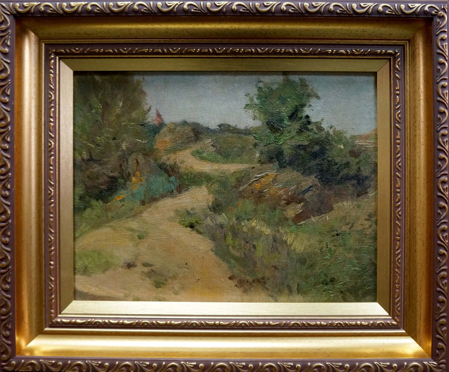 Oil painting Returning from the forest Unknown artist
