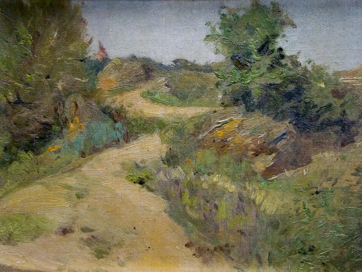 Oil painting Returning from the forest Unknown artist