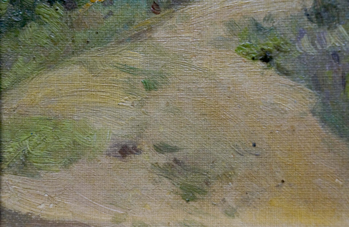 Oil painting Returning from the forest Unknown artist