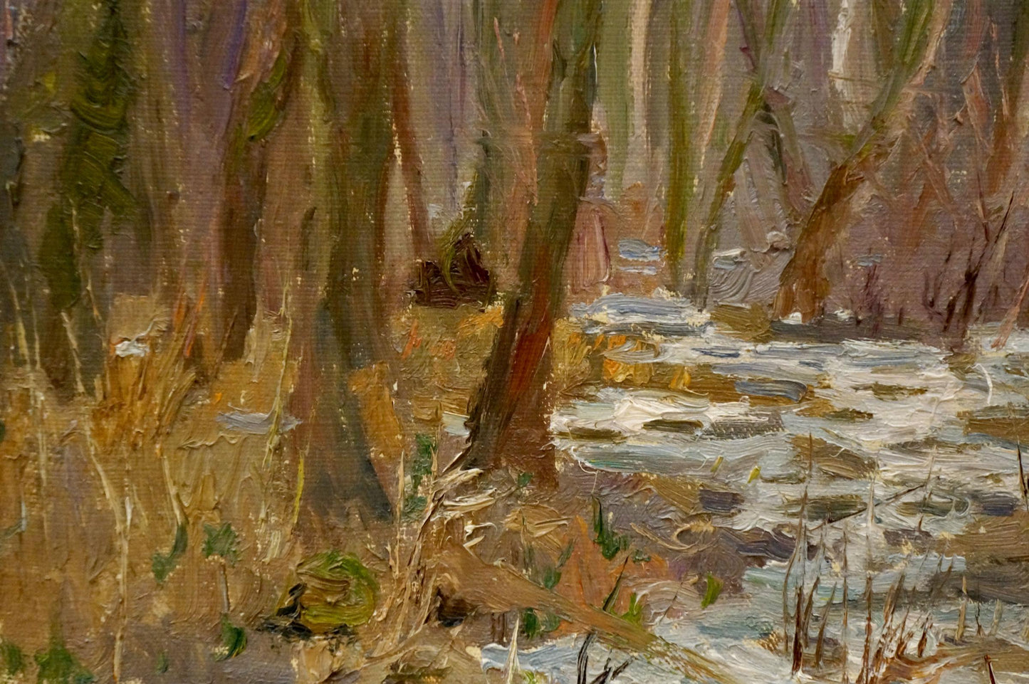 Oil painting The last days of autumn Chernikov Nikolay Vladimirovich