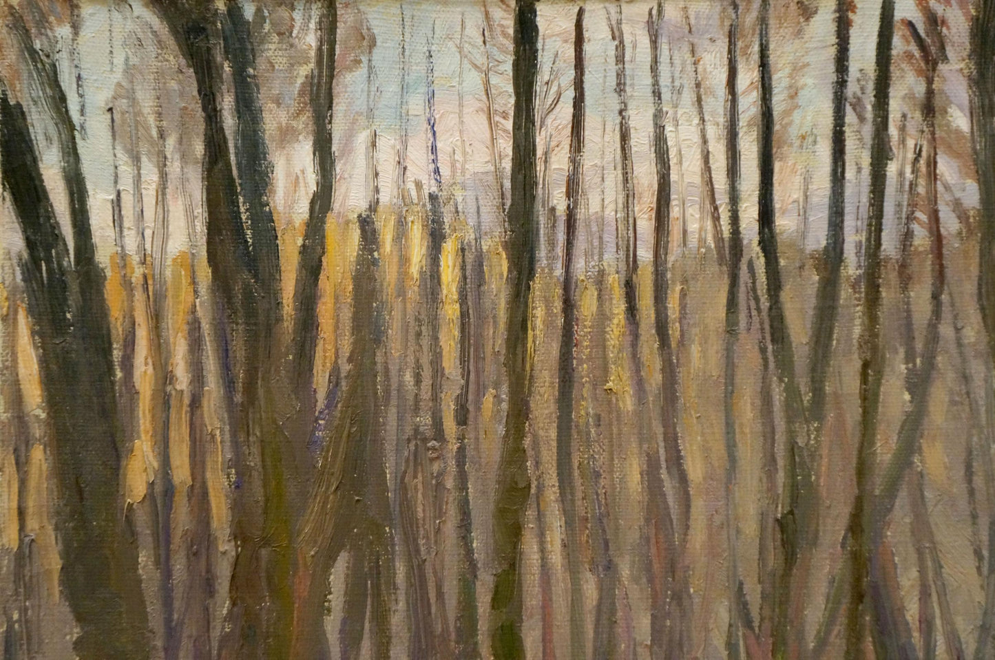 Oil painting The last days of autumn Chernikov Nikolay Vladimirovich