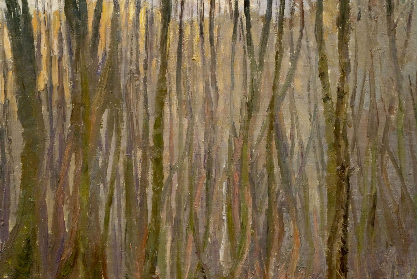 Oil painting The last days of autumn Chernikov Nikolay Vladimirovich