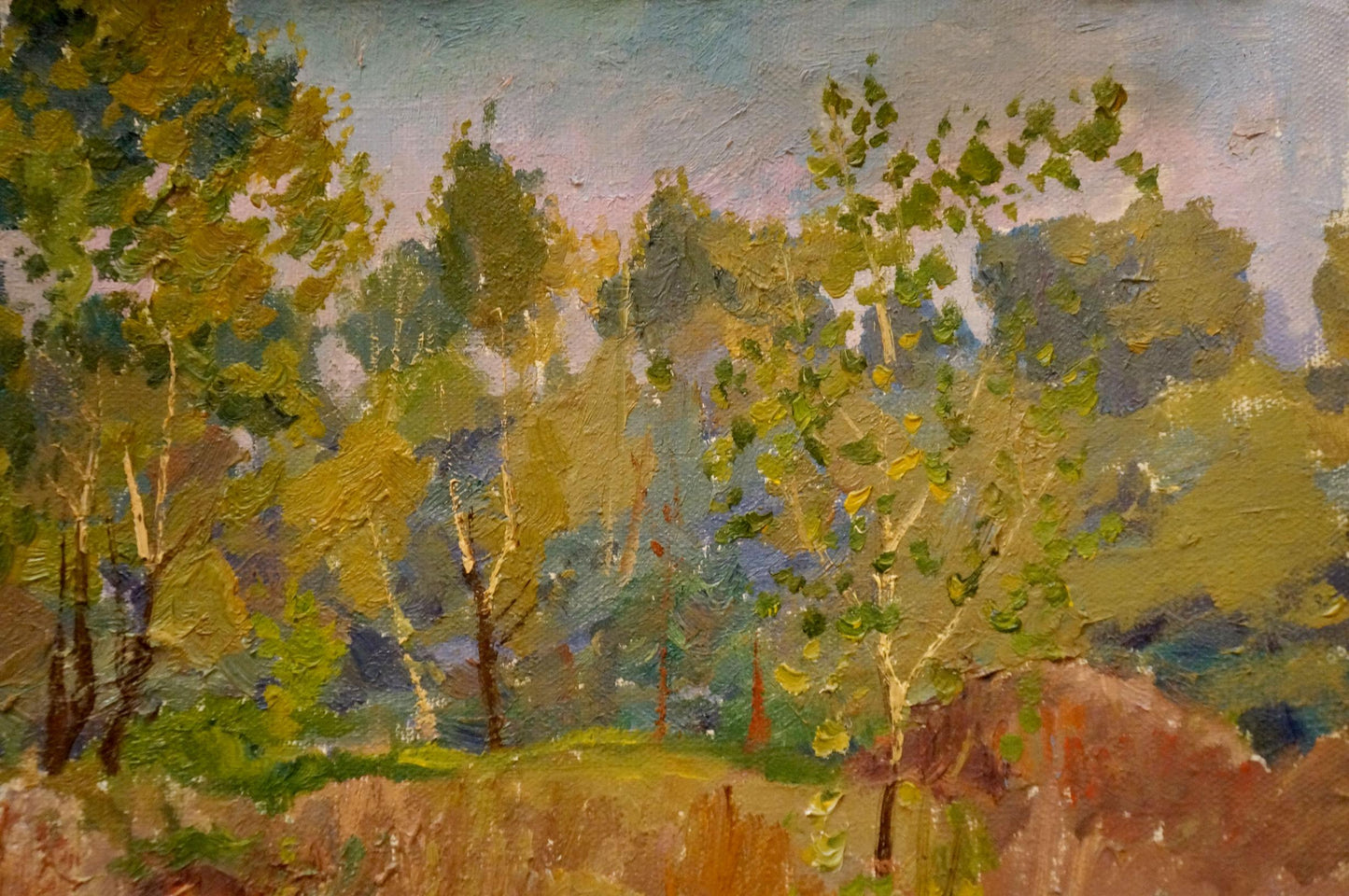 Oil painting Forest landscape Chernikov Nikolay Vladimirovich