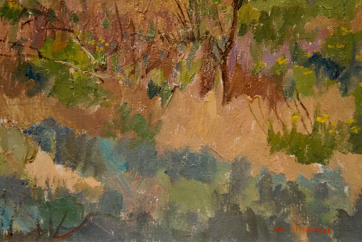 Oil painting Forest landscape Chernikov Nikolay Vladimirovich