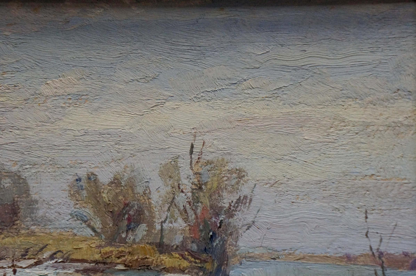 Oil painting Spring is coming Kurnakov Georgy Vasilievich