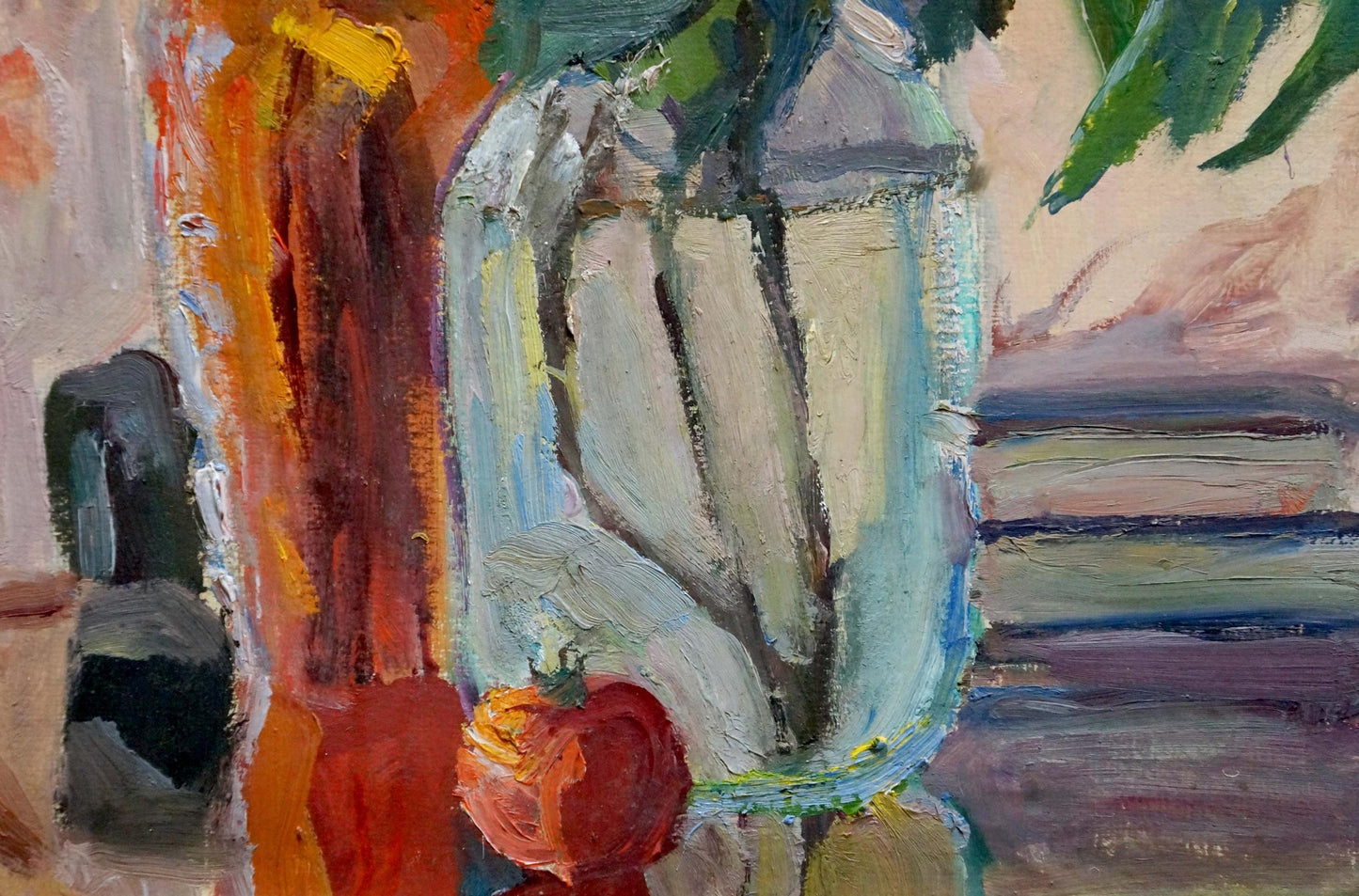 Oil painting Lilac bouquet Gantman Moses Faybovich