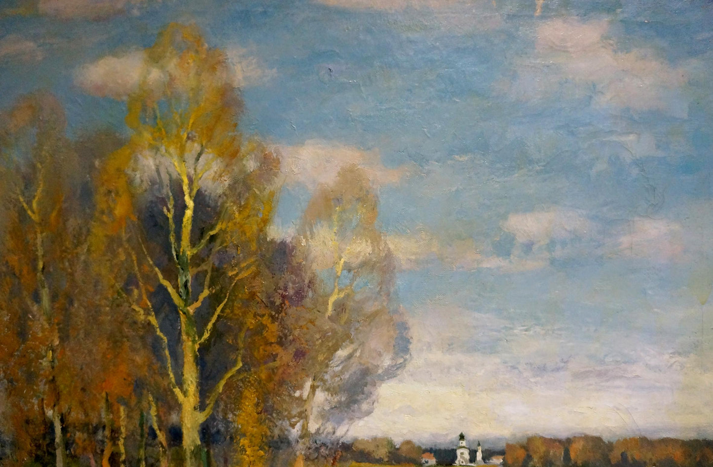 Oil painting Autumn landscape Alexander Mynka